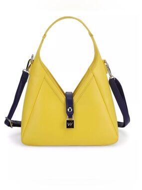VINTAGE HAVANA Yellow and Black Shoulder Satchel Bag. Beautiful! 😍